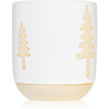 Paddywax Cypress & Fir White Glazed Raw Ceramic vonná svíčka 240 g