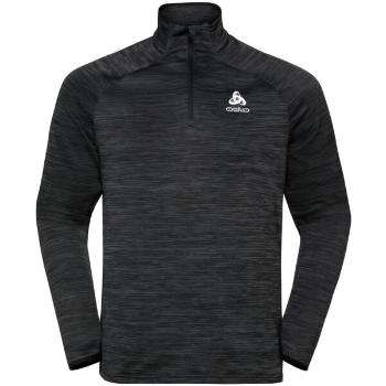 Odlo MIDLAYER 1/2 ZIP RUN EASY WARM Mikina s  1/2 zipem, černá, velikost XXL