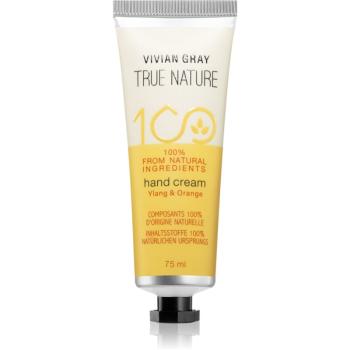 Vivian Gray True Nature Ylang & Orange hydratační krém na ruce 75 ml