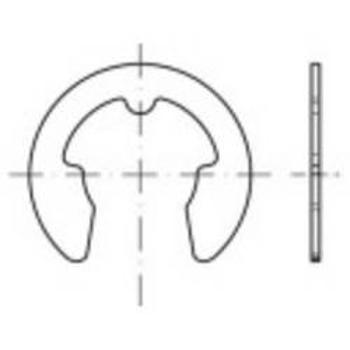 Pojistné podložky TOOLCRAFT 1067207, N/A, vnější Ø: 23.4 mm, nerezová ocel, 100 ks