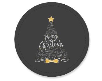 Placka magnet Vánoční stromek