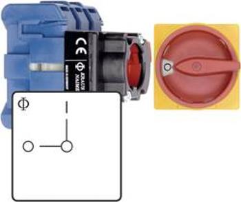 Odpínač Kraus & Naimer KG10B T203/01 FT2, 20 A, 1 x 90 °, červená, žlutá, 1 ks