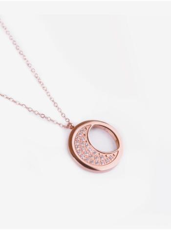 Náhrdelník v růžovozlaté barvě s měsícem Vuch-Rose gold moon