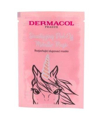 Pleťová maska Dermacol - Beautifying Peel-off Metallic Mask 15 ml 