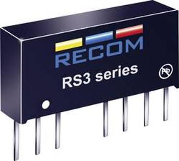 DC/DC měnič Recom RS3-1205D (10004214), vstup 9 - 18 V/DC, výstup ±5 V/DC, ±300 mA, 3 W