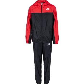 Nike NSW WOVEN TRACK SUIT U Dětská souprava, černá, velikost S