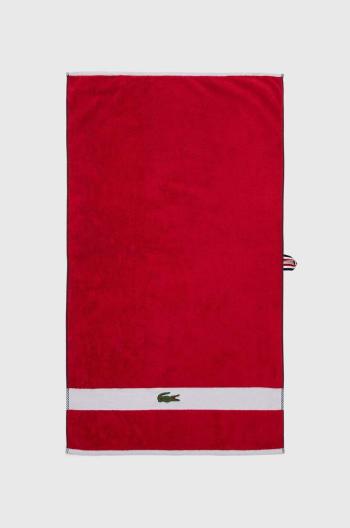 Bavlněný ručník Lacoste L Casual Rouge 55 x 100 cm