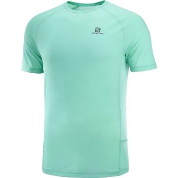 Salomon CROSS REBEL SS TEE M Pánské triko, tyrkysová, velikost L