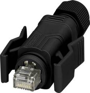 Datový zástrčkový konektor pro senzory - aktory Phoenix Contact VS-08-RJ45-5-Q/IP67-BK 1658493 zástrčka, rovná, 1 ks