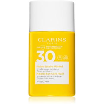 Clarins Mineral Sun Care Fluid minerální opalovací fluid na obličej SPF 30 30 ml