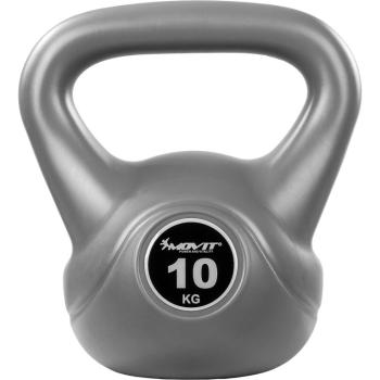 63185  Movit Kettlebell činka, 10 kg, šedá/černá
