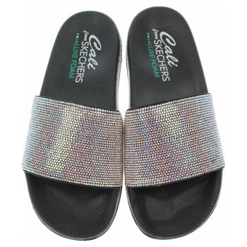 Dámské plážové pantofle Skechers 32369 BLK