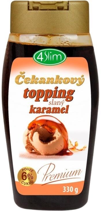 4Slim Čekankový topping slaný karamel 330 g