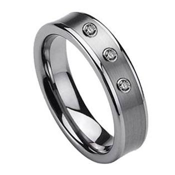 NUBIS® NWF1003 Dámský snubní prsten se zirkony - velikost 55 - NWF1003-Zr3-55