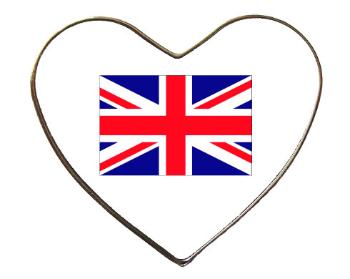 Magnet srdce kov Velká Britanie
