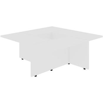 Konferenční stolek bílý 79,5 × 79,5 × 30 cm dřevotříska (802903)