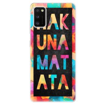 Odolné silikonové pouzdro iSaprio - Hakuna Matata 01 - Samsung Galaxy A41