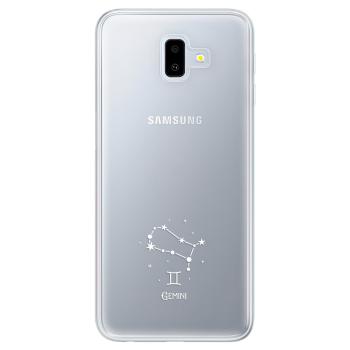 Odolné silikonové pouzdro iSaprio - čiré - Blíženci - Samsung Galaxy J6+