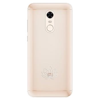 Silikonové pouzdro iSaprio - čiré - Lotos - Xiaomi Redmi 5 Plus