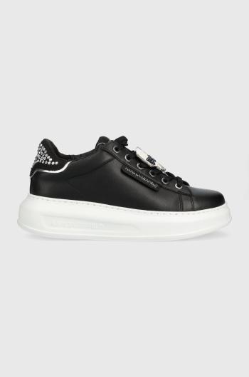 Sneakers boty Karl Lagerfeld Kapri černá barva