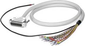 Cable CABLE-D- 9SUB/F/OE/0,25/S/2,0M Phoenix Contact CABLE-D- 9SUB/F/OE/0,25/S/2,0M 2926043, 1 ks