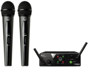 AKG WMS40 Mini2 Vocal Dual Bezdrátový set US45A: 660.7MHz + US45C: 662.3MHz