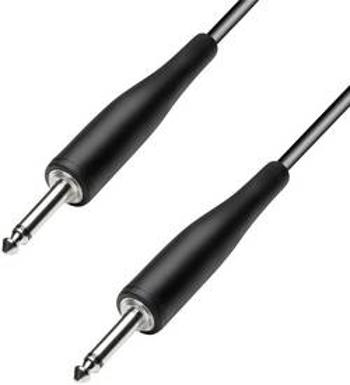 Instrumentální kabel s pogumováním JACK 6,3 mm Paccs, 3 m, černá