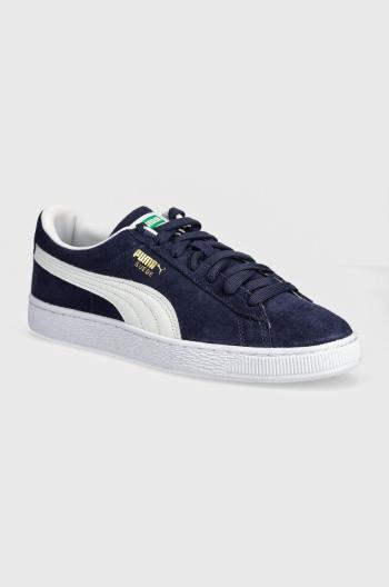 Semišové sneakers boty Puma Suede Classic tmavomodrá barva, 399781