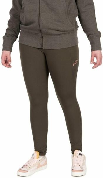 Fox Fishing Kalhoty Womens Leggings Dusty Olive Marl/Mauve Fox L