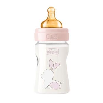 Chicco Láhev kojenecká Original Touch latex dívka V002431 150ml