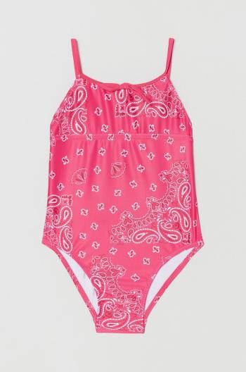 Jednodílné dětské plavky OVS růžová barva