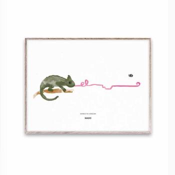 Plakát Charlie the Chameleon – 30 × 40 cm