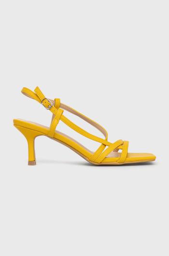 Sandály Answear Lab žlutá barva