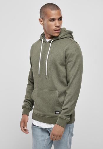 Urban Classics Basic Melange Hoody darkgreen melange - 5XL