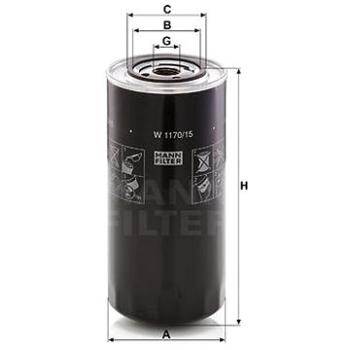 MANN-FILTER W1170/15 (W1170/15)