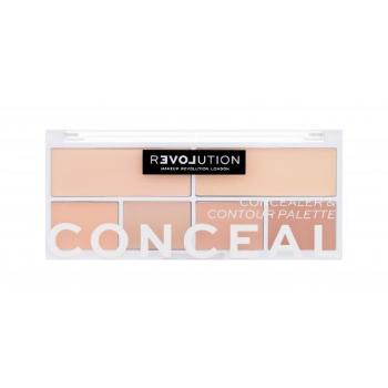 Revolution Relove Conceal Me Concealer & Contour Palette 11,2 g konturovací paletka pro ženy Fair