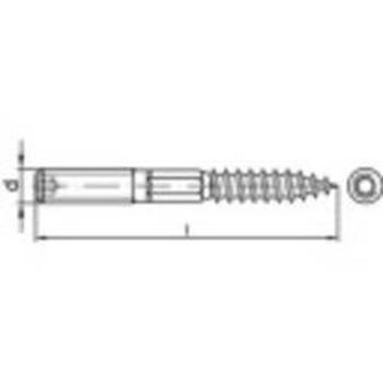 Šrouby se závitovým dříkem TOOLCRAFT 1069964, N/A, M6, 180 mm, nerezová ocel, 100 ks