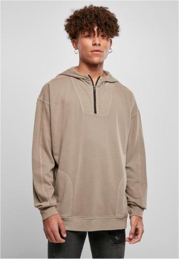 Urban Classics Overdyed Camp Hoody darkkhaki - 3XL