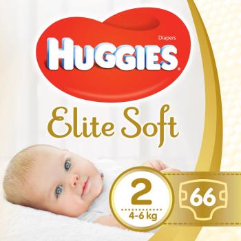 HUGGIES Elite Soft 2 4-6kg 66ks