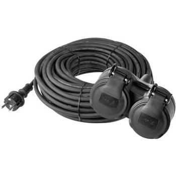 EMOS Prodlužovací kabel gumový 10m černý (1901021001)