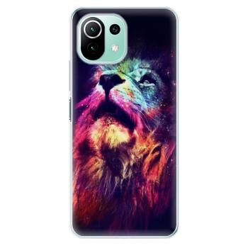 Odolné silikonové pouzdro iSaprio - Lion in Colors - Xiaomi Mi 11 Lite