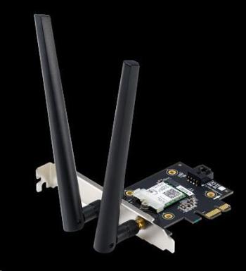 ASUS PCE-AX3000 Wireless AX3000 PCIe Wi-Fi 6 Adapter Card, 90IG0610-MO0R10