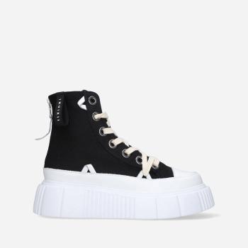 Dámské boty tenisky Inuikii Sneaker High Matilda Canvas 30103-24 BLACK