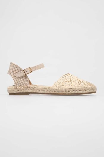 Espadrilky Answear Lab béžová barva