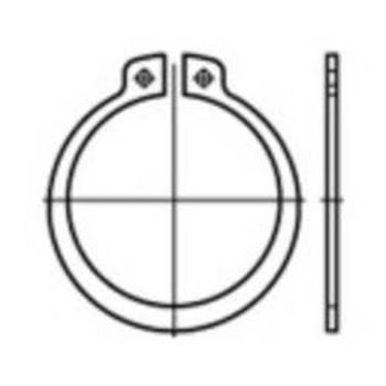 Pojistné kroužky TOOLCRAFT 107709, N/A, vnitřní Ø: 91.5 mm, pružinová ocel, 50 ks