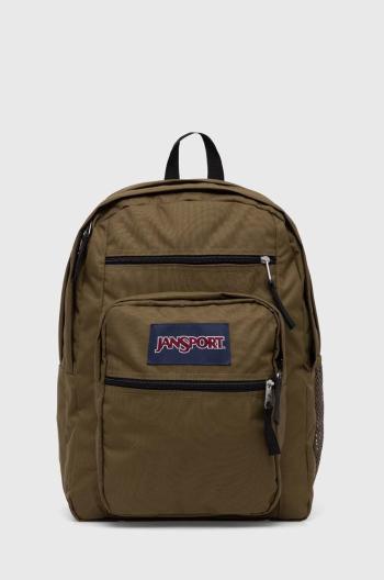 Batoh Jansport zelená barva, velký, hladký