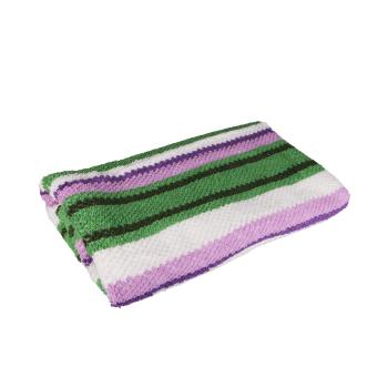 TP Froté ručník 50x100 - Pruhy zeleno - fialové