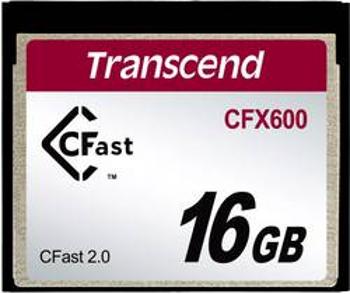 CFast karta 2.0 MLC průmyslová , 16 GB, Transcend CFX600 TS16GCFX600, vhodné pro průmyslová použití