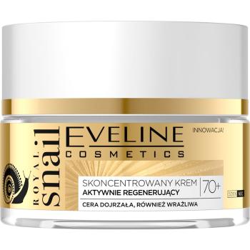 Eveline Cosmetics Royal Snail intenzivně hydratační a rozjasňující péče na den i noc 70+ 50 ml