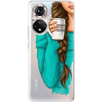 iSaprio My Coffe and Brunette Girl pro Honor 50 (coffbru-TPU3-Hon50)